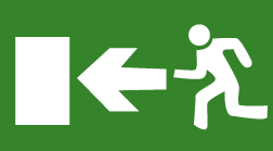 utrymningsskylt utrymningsskylt